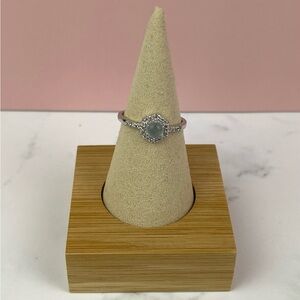 Bomb Party Quartz & CZ Ring Size 9